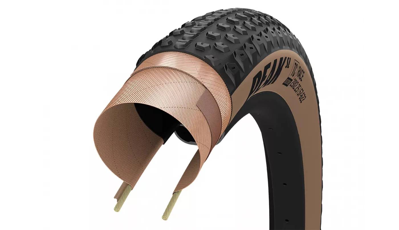 Фотографія Покришка 29x2.4 (61-622) GoodYear Peak SL Race Tubeless Complete Folding Blk/Tan