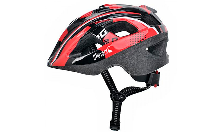 Фотография Шлем велосипедный ProX Armor размер S-M (48-52 см), Черно-красный