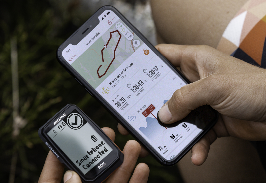 Велокомп'ютер Sigma Sport ROX 2.0 Top Mount, Білий 4