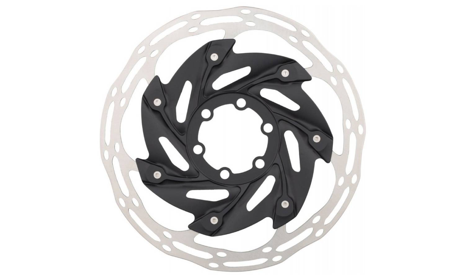 Ротор гальмівний SRAM Centerline X Road 2 шт 160mm Black Rounded сталеві болти 3 Ротор гальмівний SRAM Centerline X Road 2 шт 160mm Black Rounded сталеві болти 3