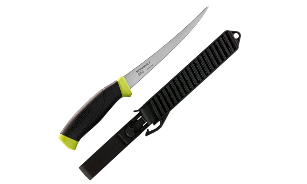 Нож Morakniv Fishing Comfort Fillet 155 черно-зеленый