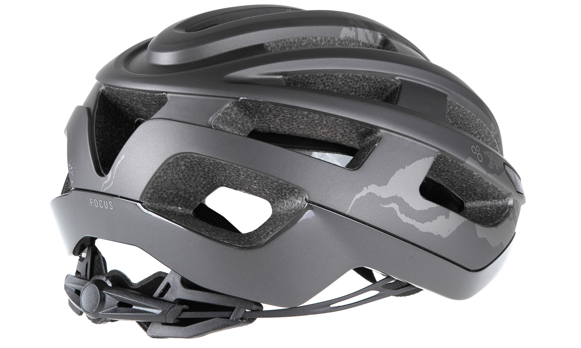 Шолом ONRIDE Focus, L (58-61 см), чорний / сірий, Cool Max подушечки 2