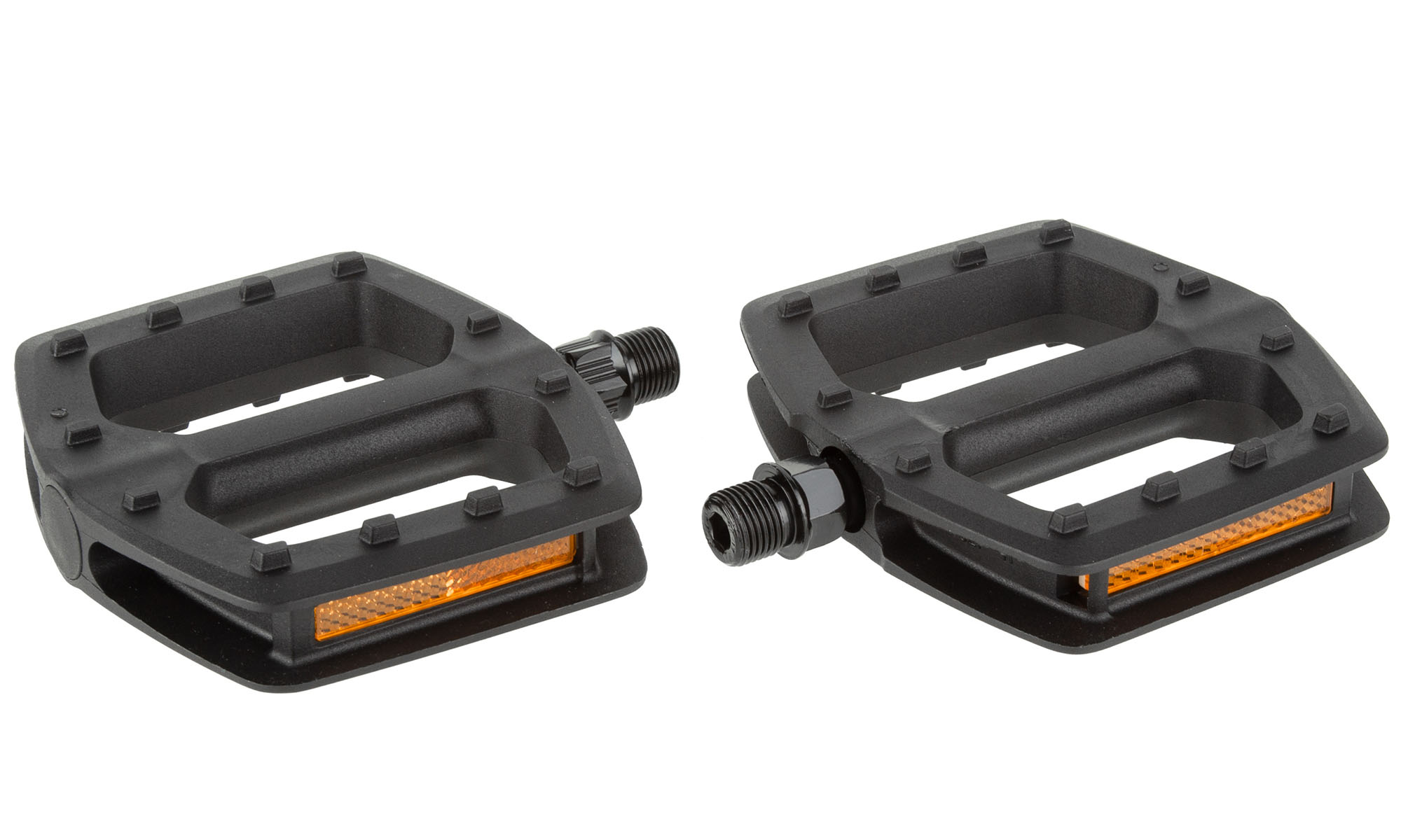 Педалі ONRIDE Ride 15, пластик (111 х 111), втулка, чорний 