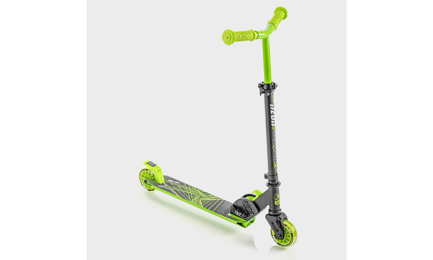 Самокат Neon Vector зелений 9