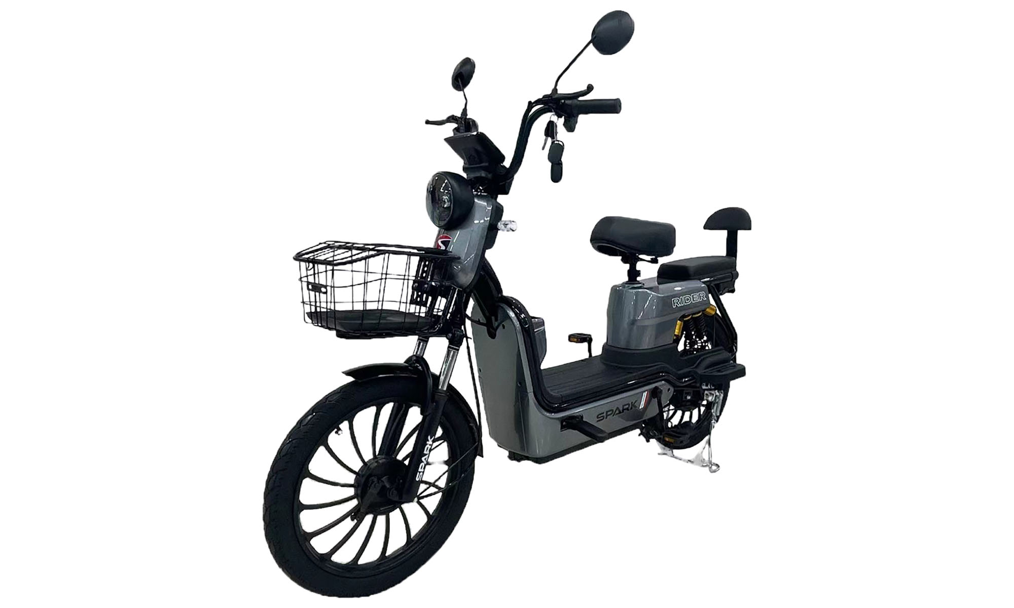 Електровелосипед SPARK RIDER 14" 48V/500W/20Ah, Сірий Електровелосипед SPARK RIDER 14" 48V/500W/20Ah, Сірий