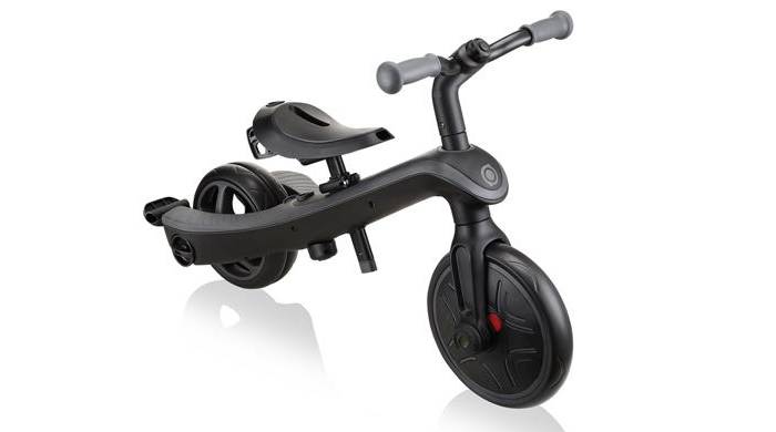 Велосипед дитячий GLOBBER серії EXPLORER TRIKE DELUXE PLAY 4в1, чорно-сірий 5