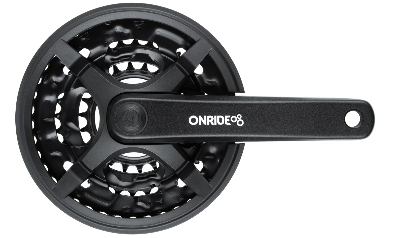 Фотографія Набір з'єднувальних стрижнів Onride Trio 830p, під площею, 175 мм, 22-32-42t, 8/7/6 мобі., Чорний