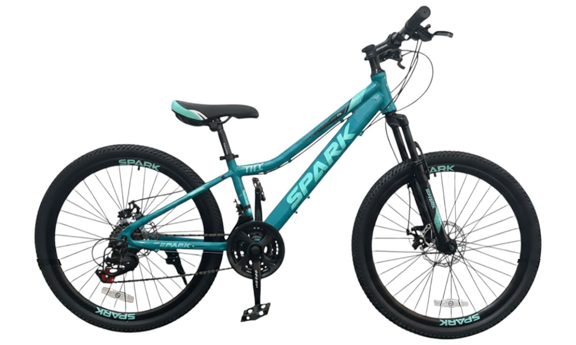 Велосипед SPARK TILL 24", размер XXS, рама - 12", год 2026, бирюзовый 