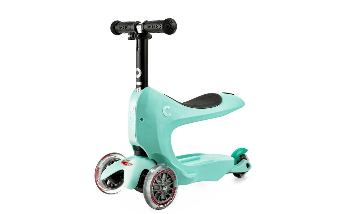 Самокат детский Mini Micro 2go Deluxe Мятный 2