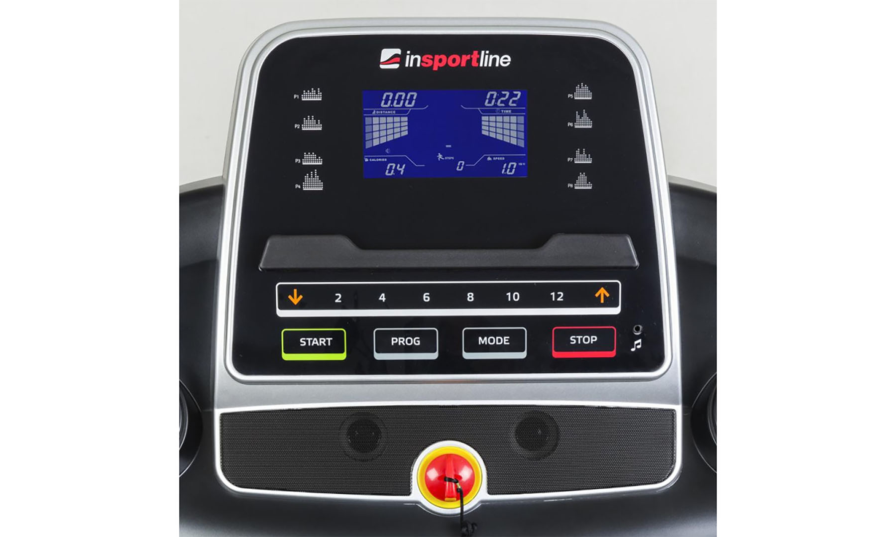 Бігова доріжка inSPORTline Lavister чорно-червоний 6