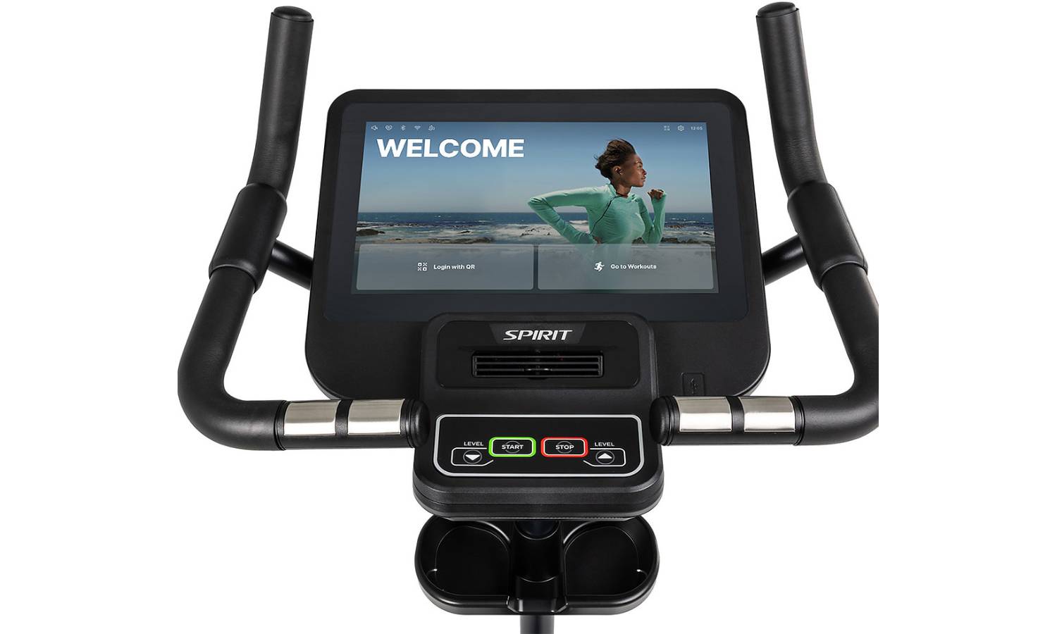 Вертикальный велотренажер мультимедийный Spirit CU800ENT+ консоль 15,6" 6 Вертикальный велотренажер мультимедийный Spirit CU800ENT+ консоль 15,6" 6