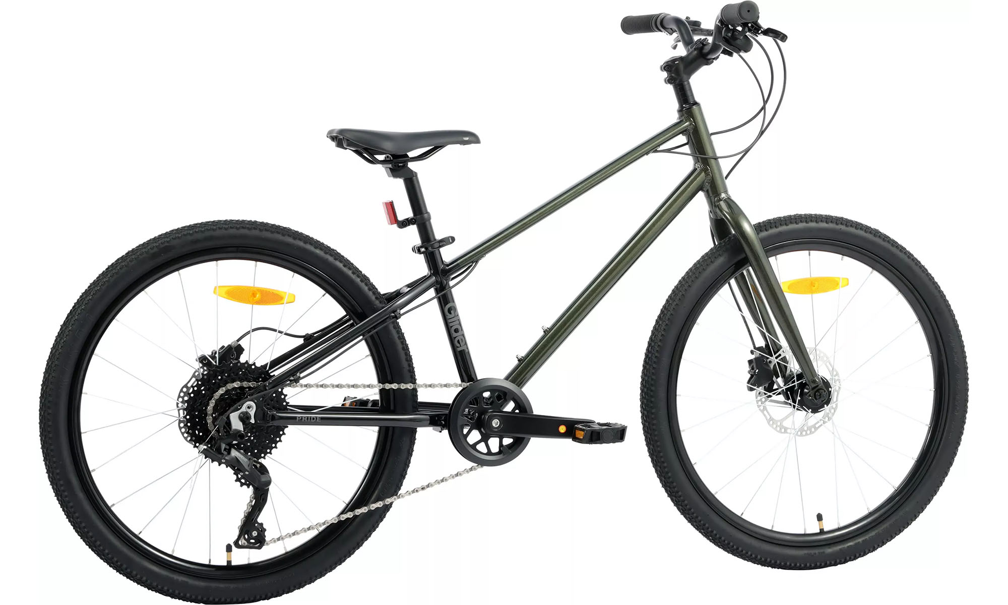 Велосипед Pride GLIDER 4.2 24", розмір XS, рік 2026, чорний 2