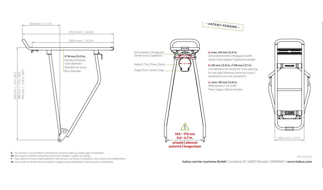 Велобагажник задній Racktime Stand-it 26" 2