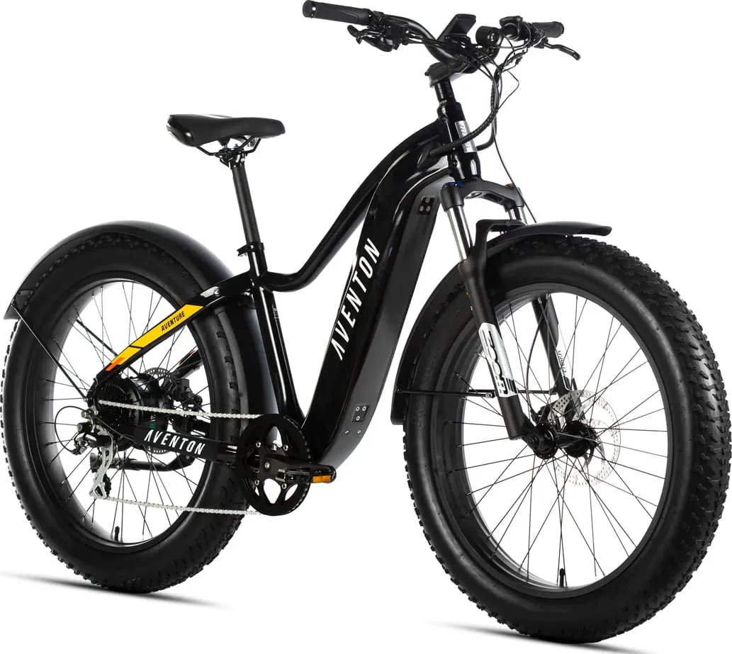 Электровелосипед Aventon Aventure 750 26" рама M (2023) Черный 2 Электровелосипед Aventon Aventure 750 26" рама M (2023) Черный 2