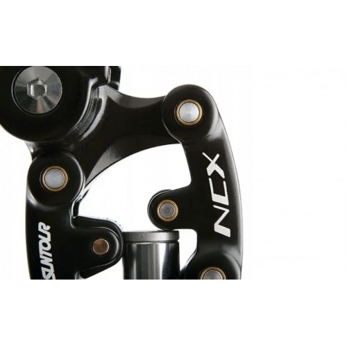 Підсідельна труба Suntour NCX амортизована 350/27.2мм, Чорний 4