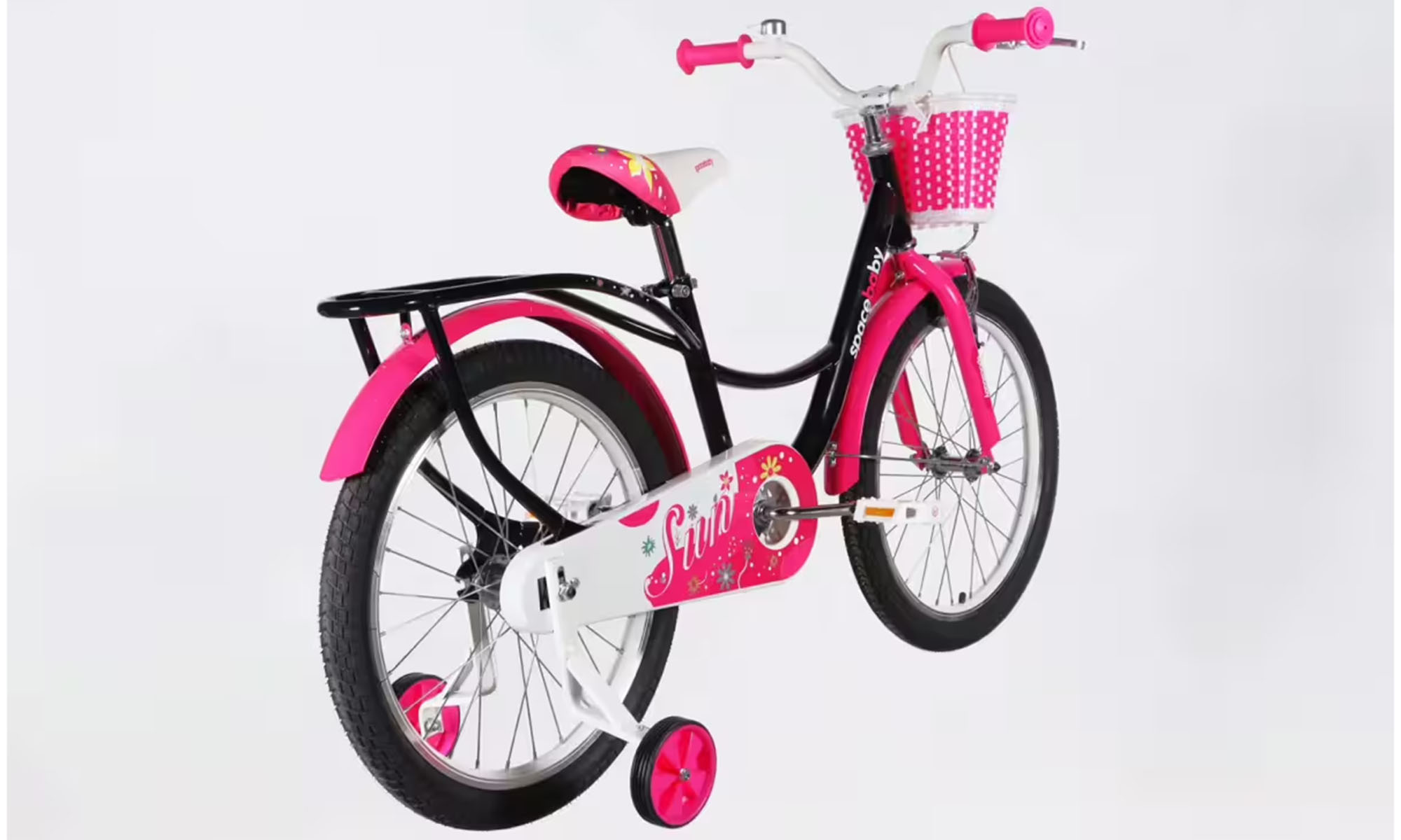 Велосипед SPACE KID SUN BH 20", размер XXS, рама-10,5", год 2026, черный с розовым 2 Велосипед SPACE KID SUN BH 20", размер XXS, рама-10,5", год 2026, черный с розовым 2