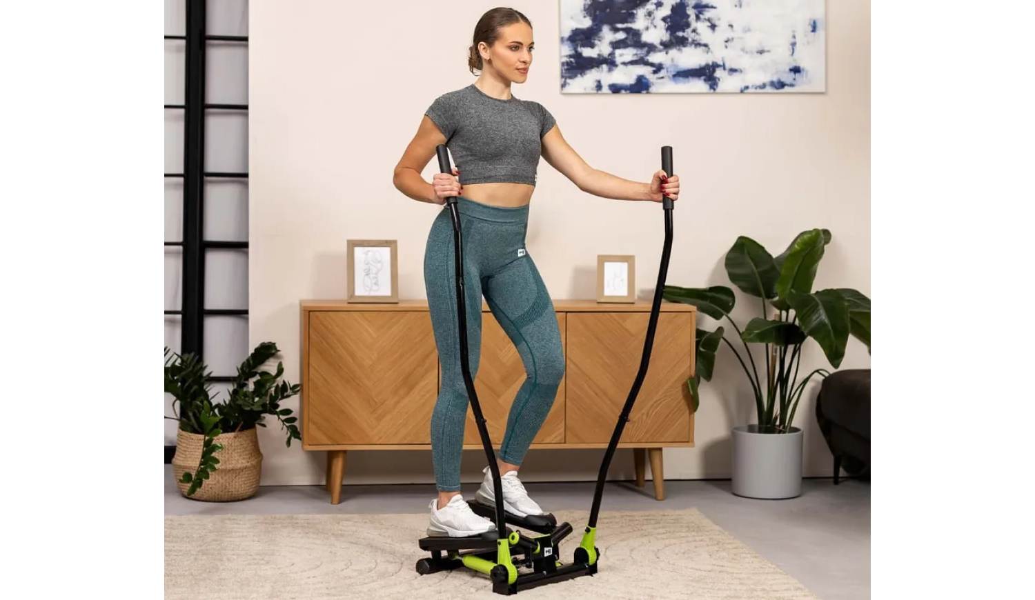 Степпер Hop-Sport HS-045S Slim Зеленый 20