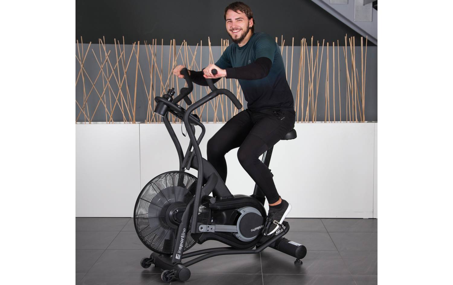 Велотренажер повітряний inSPORTline Airbike Pro Air 8
