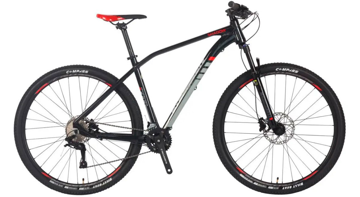 Фотография Велосипед Crosser SHADOW 2х12 29" размер L рама 19 2022 Черный