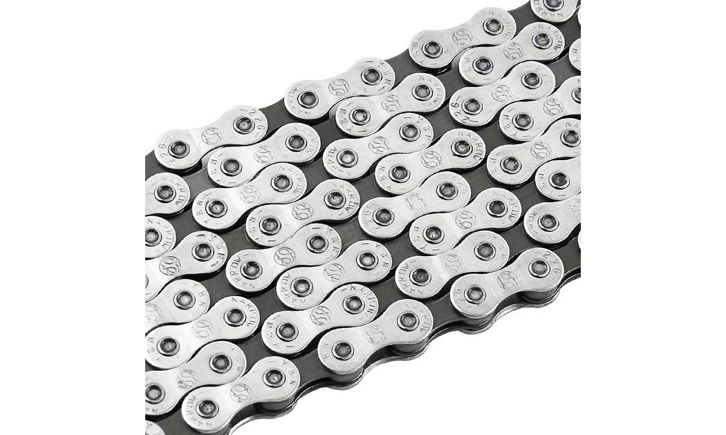Фотографія Цепь велосипедная Grey's 8ск. S88 Silver/Grey, 116 звеньев