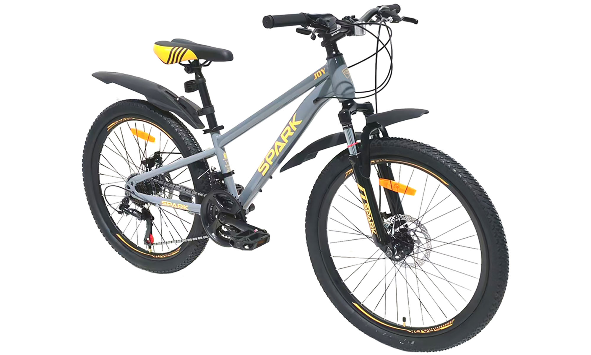 Велосипед SPARK JOY 24", розмір XXS, рама 11", 2025, сірий 4 Велосипед SPARK JOY 24", розмір XXS, рама 11", 2025, сірий 4