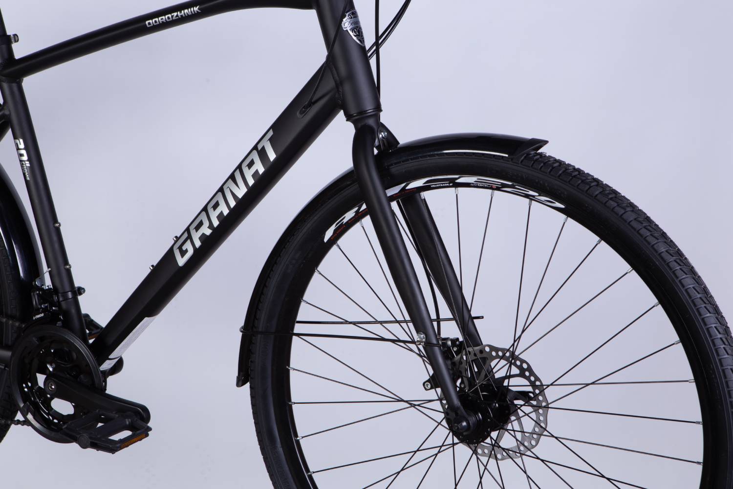 Велосипед Dorozhnik GRANAT M DD 28" размер L рама 20" 2025 черный 3