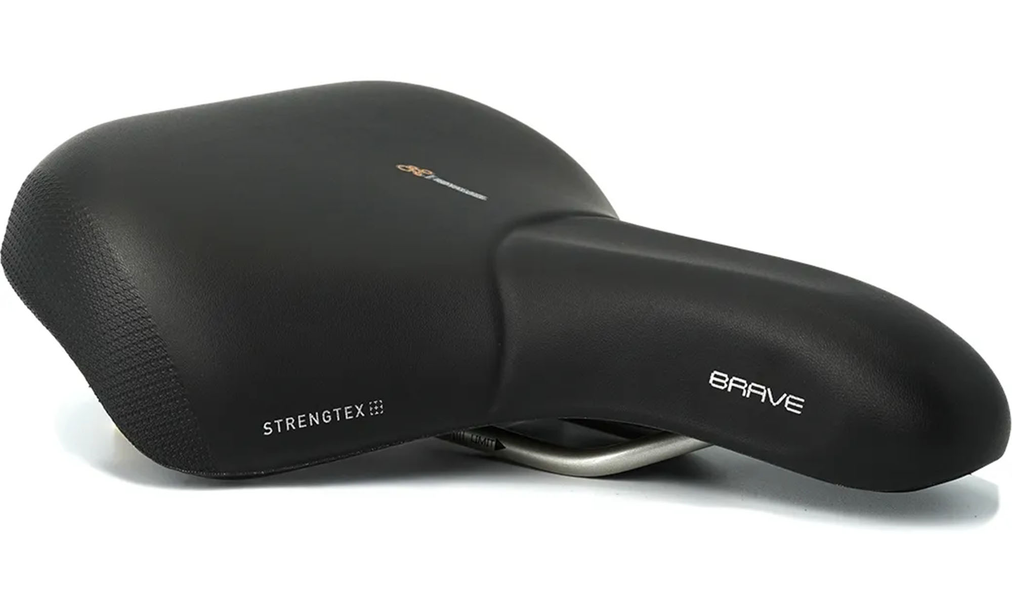 Седло Selle Royal Brave Relaxed Black Strengtex, 230 х 250 мм, стальные рейлы, черное Седло Selle Royal Brave Relaxed Black Strengtex, 230 х 250 мм, стальные рейлы, черное