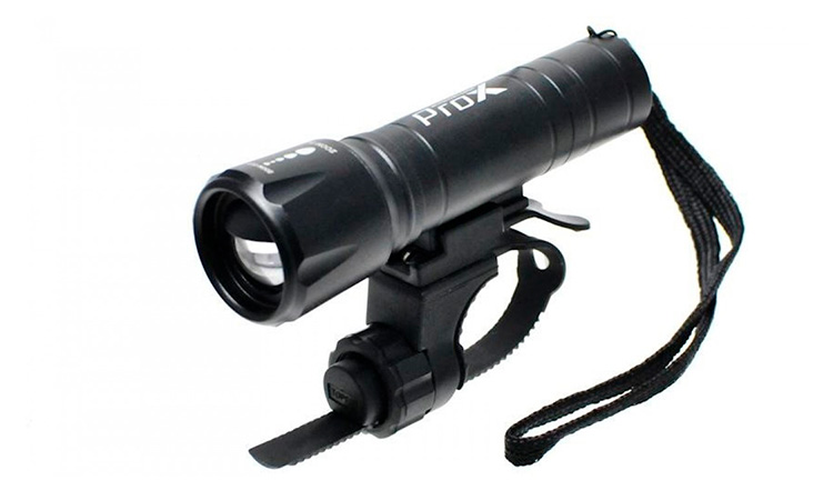 Фотографія Ліхтар передній ProX Torch USB 500 Лм 2200 мАг, чорний