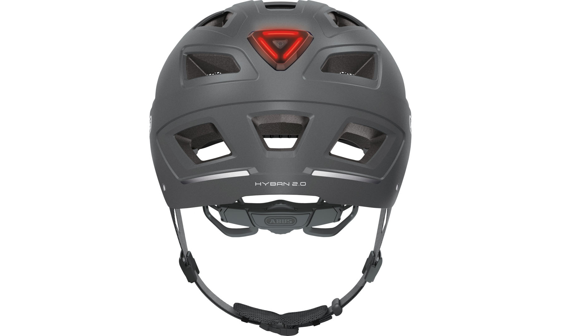 Велошлем ABUS HYBAN 2.0 Titan размер XL (58-63 см), титан серый 3