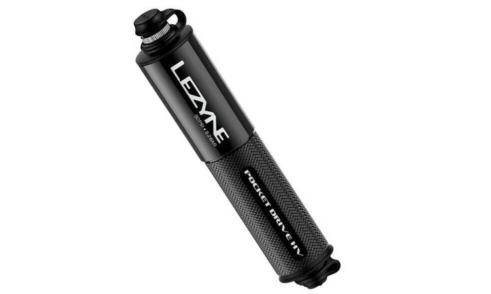 Ручний насос LEZYNE POCKET DRIVE PRO HV Чорний матовий 90psi 