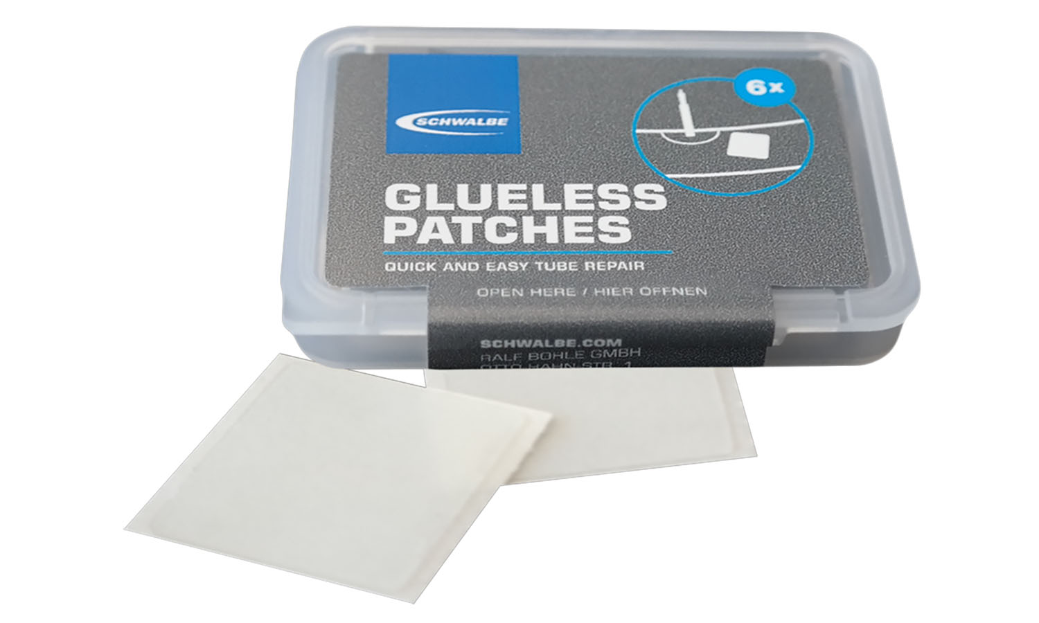 Фотографія Набір самоклейок Schwalbe Glueless Patches 6 шт