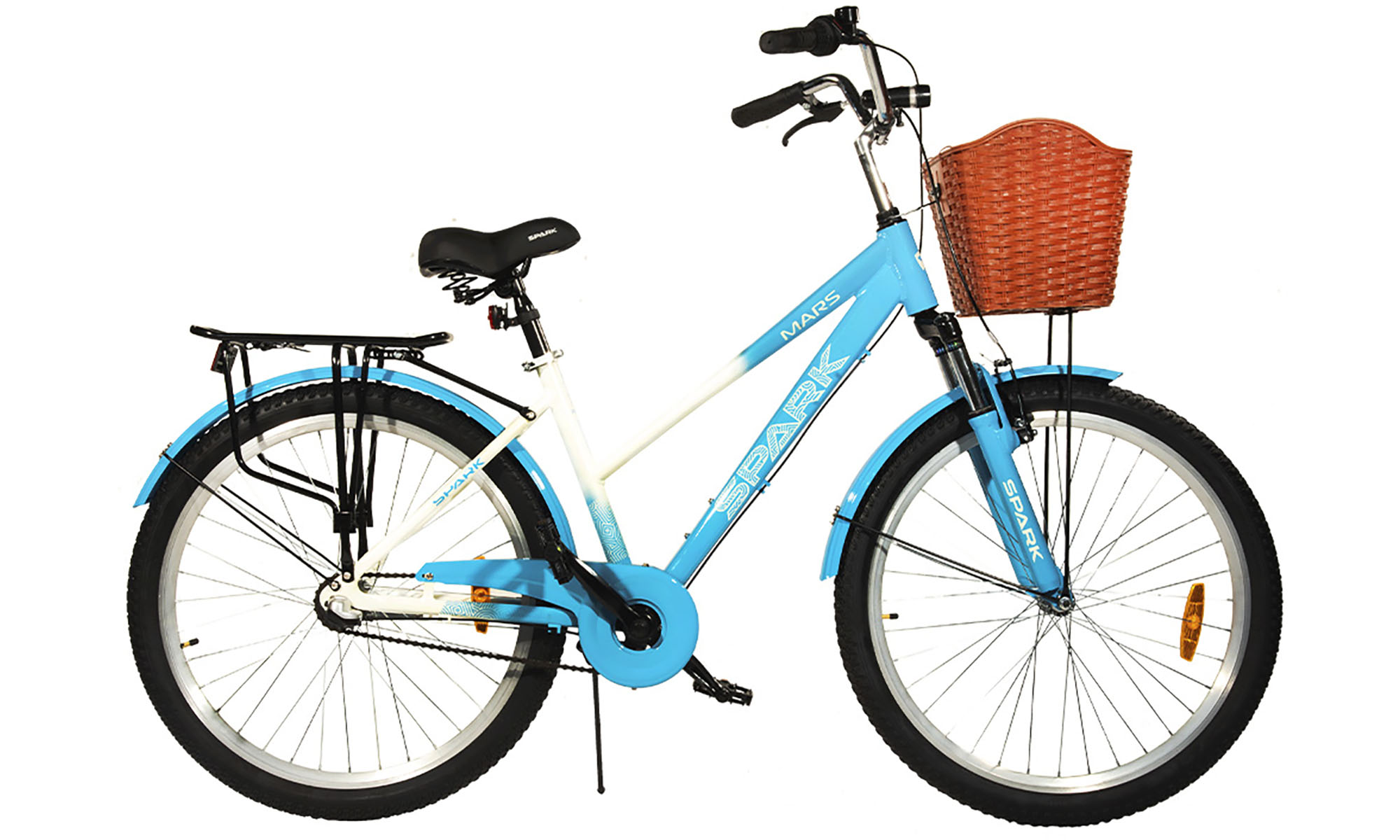 Велосипед SPARK PLANET-3 MARS 26", розмір M, рама 17", рік 2025, синьо-білий 