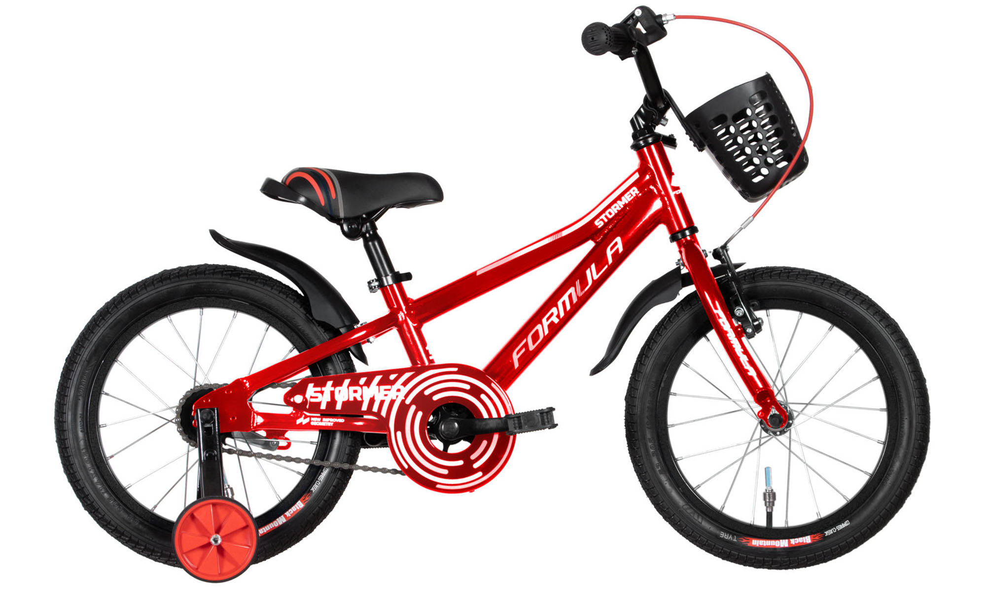 Велосипед Formula Kid STORMER BH 16", размер XXS, рама-8,5", год 2026, красный 