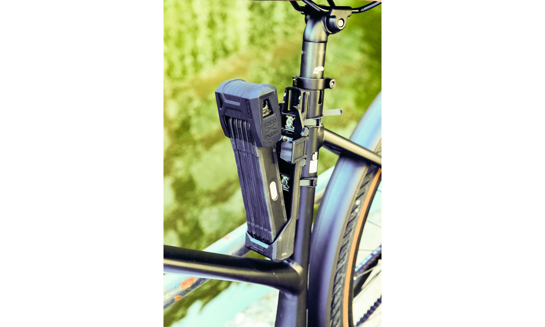 Замок сегментний ABUS 6500K/120 Bordo Granit XPlus Big чорний + кріплення SH 4