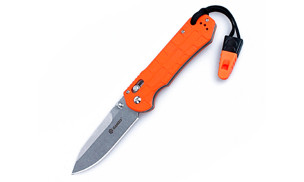 Фотография Складной нож Ganzo G7452P-WS оранжевый