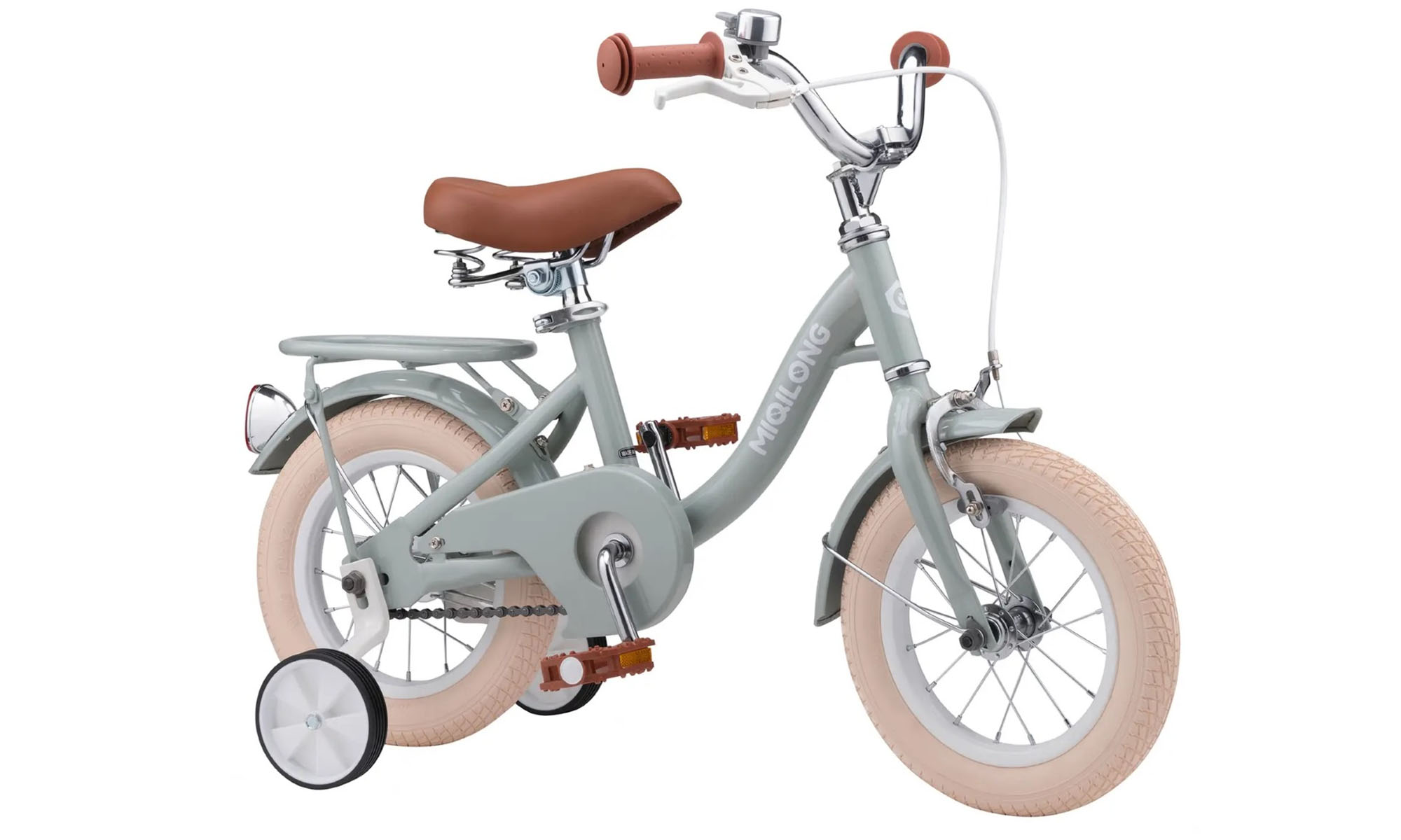 Детский велосипед Miqilong LS 12", One Size, 2025, оливковый 3 Детский велосипед Miqilong LS 12", One Size, 2025, оливковый 3