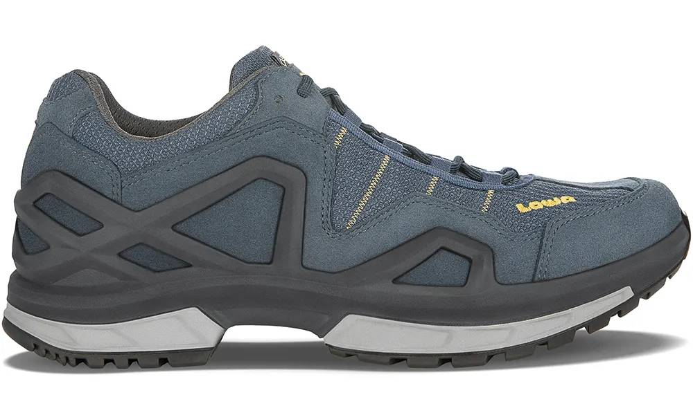 Фотография Кроссовки мужские LOWA Gorgon GTX steel blue-mustard размер 43.5