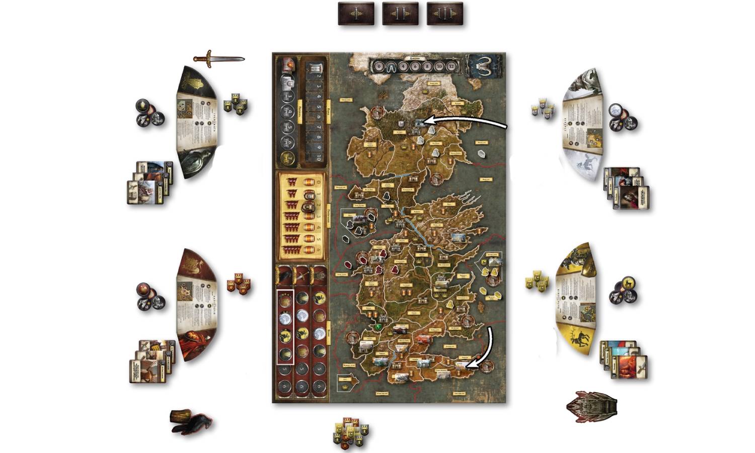 Настольная игра Игра престолов. Второе издание (A Game of Thrones: The Board Game Second Edition) 2