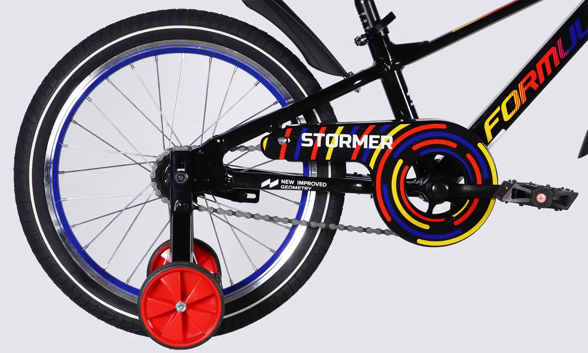 Велосипед Formula Kid STORMER BH 18", розмір XXS, рама-9", рік 2026, чорний 5 Велосипед Formula Kid STORMER BH 18", розмір XXS, рама-9", рік 2026, чорний 5