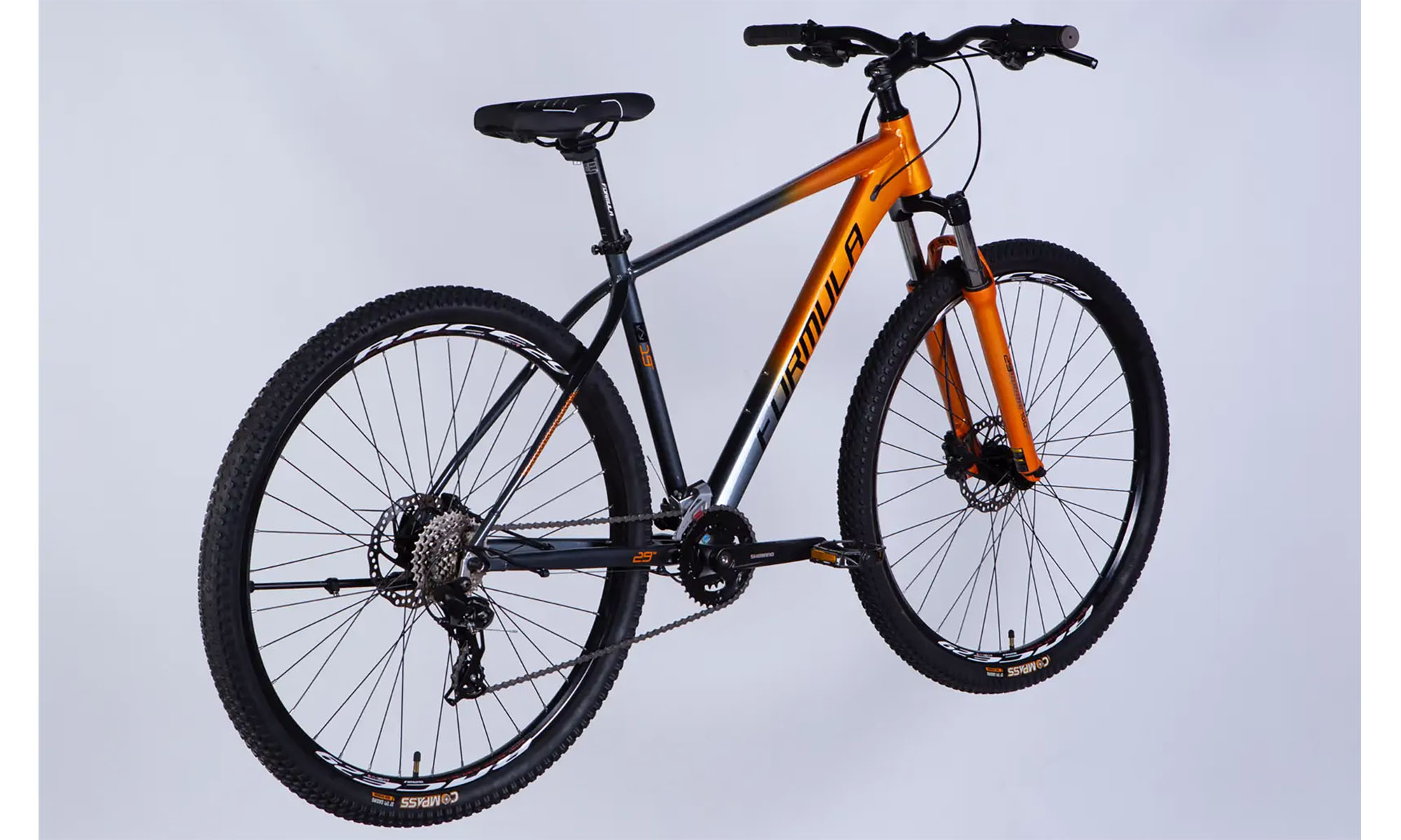 Велосипед Formula DRIVE HDD 29", розмір L, рама-19", рік 2026, сіро-помаранчевий 4