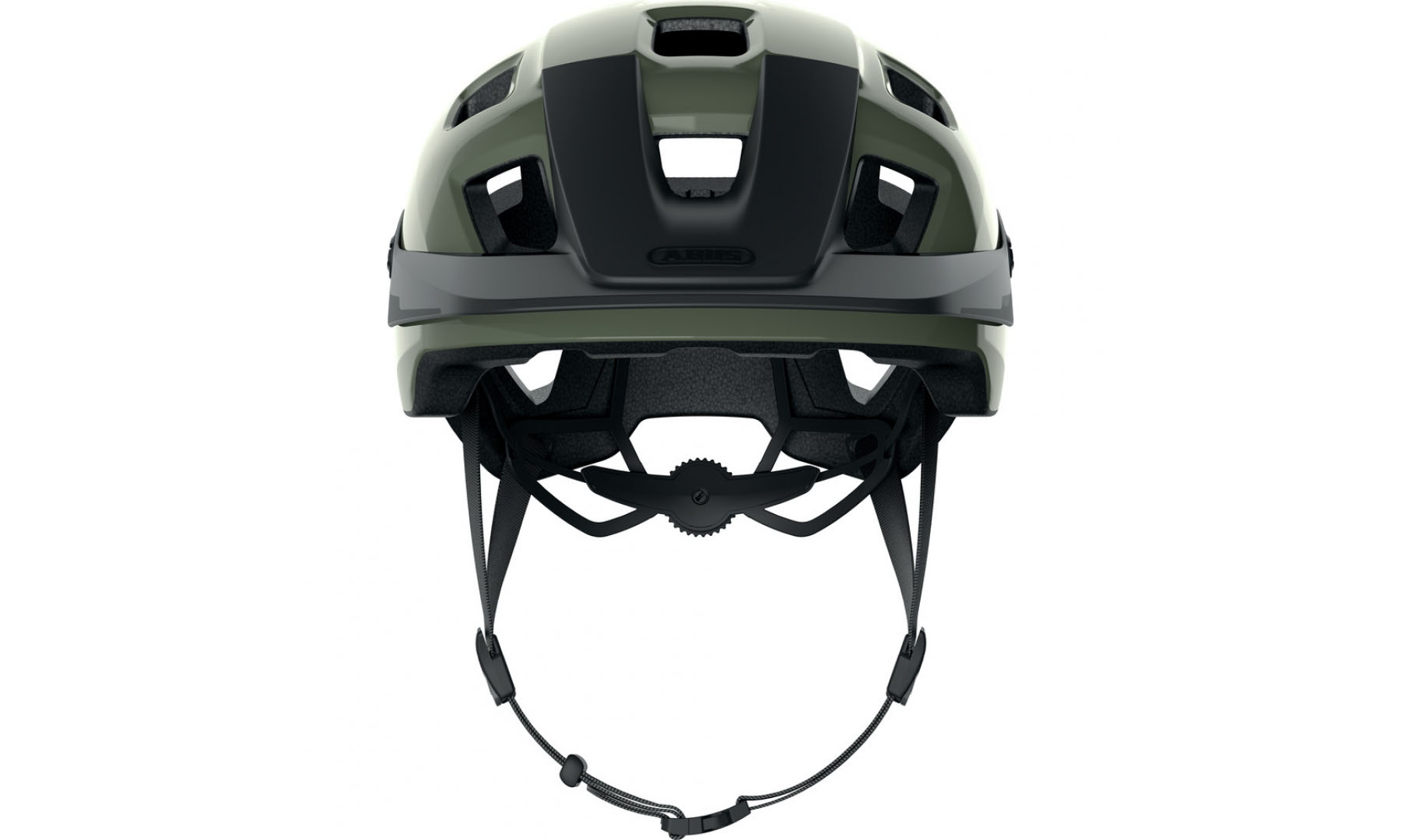 Велошлем спортивный ABUS MOTRIP Pine Green, размер S (51-55 см), темно-зеленый 4 Велошлем спортивный ABUS MOTRIP Pine Green, размер S (51-55 см), темно-зеленый 4