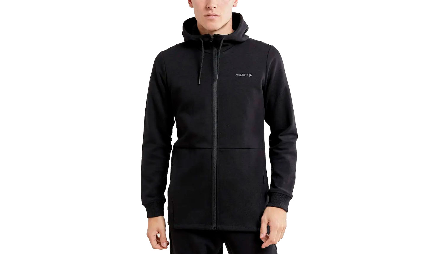 Кофта Craft Icon Zip Hood мужская, размер S, сезон AW 20, черный 6