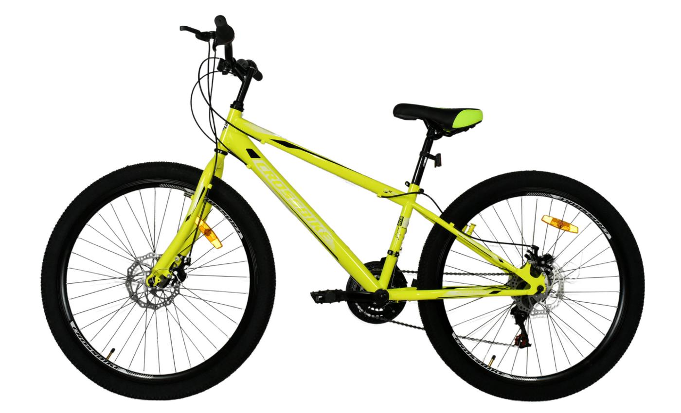 Фотография Велосипед CrossBike SPARK AD 26" размер XS рама 13 2022 Желтый 2
