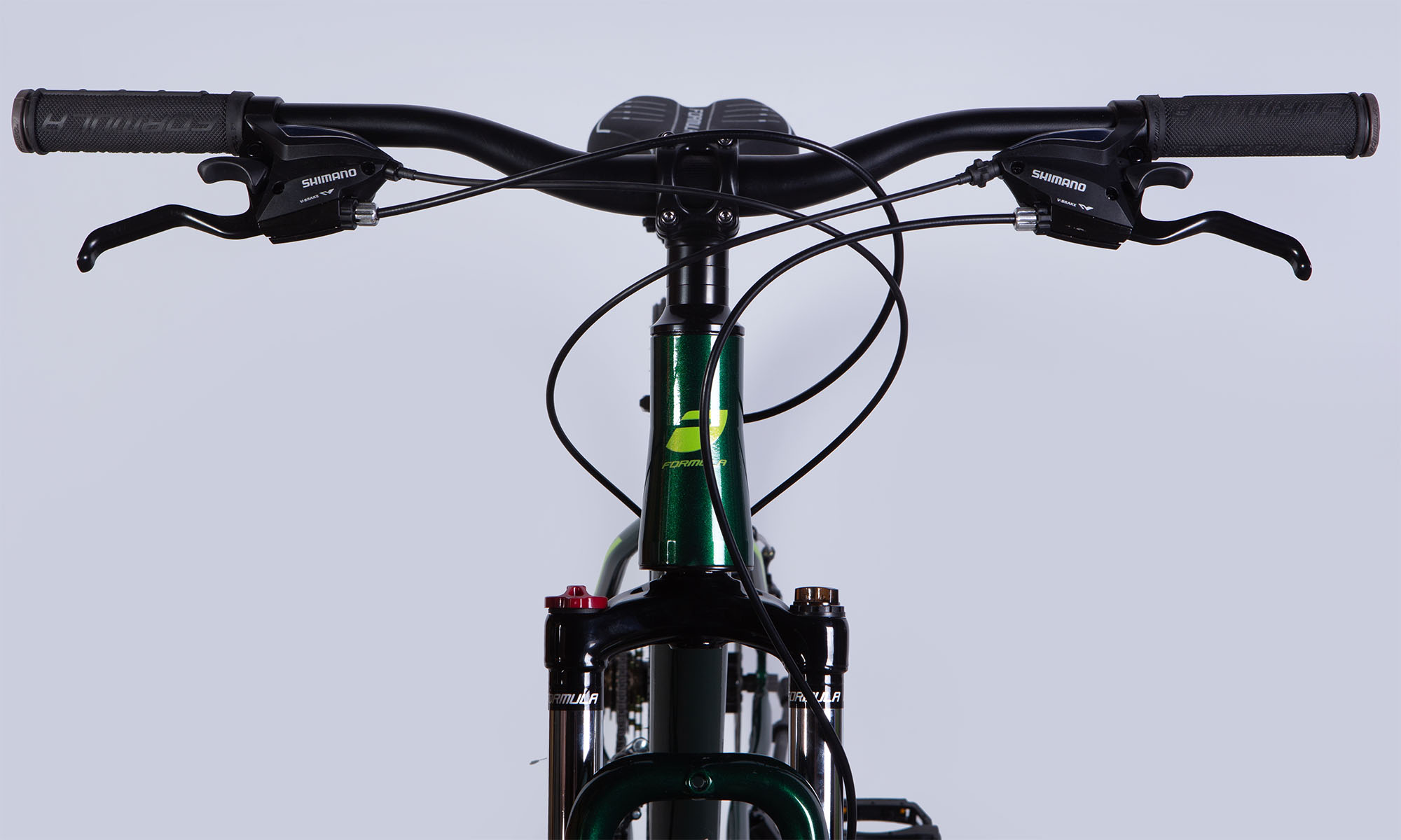 Велосипед Formula MOTION DD FR, 26", размер S, рама 16", 2025, зелено-серый 5