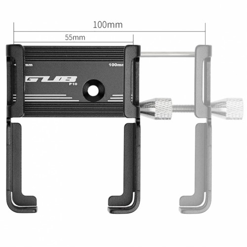 Держатель для смартфонов GUB P-10, алюминий, Черный 6