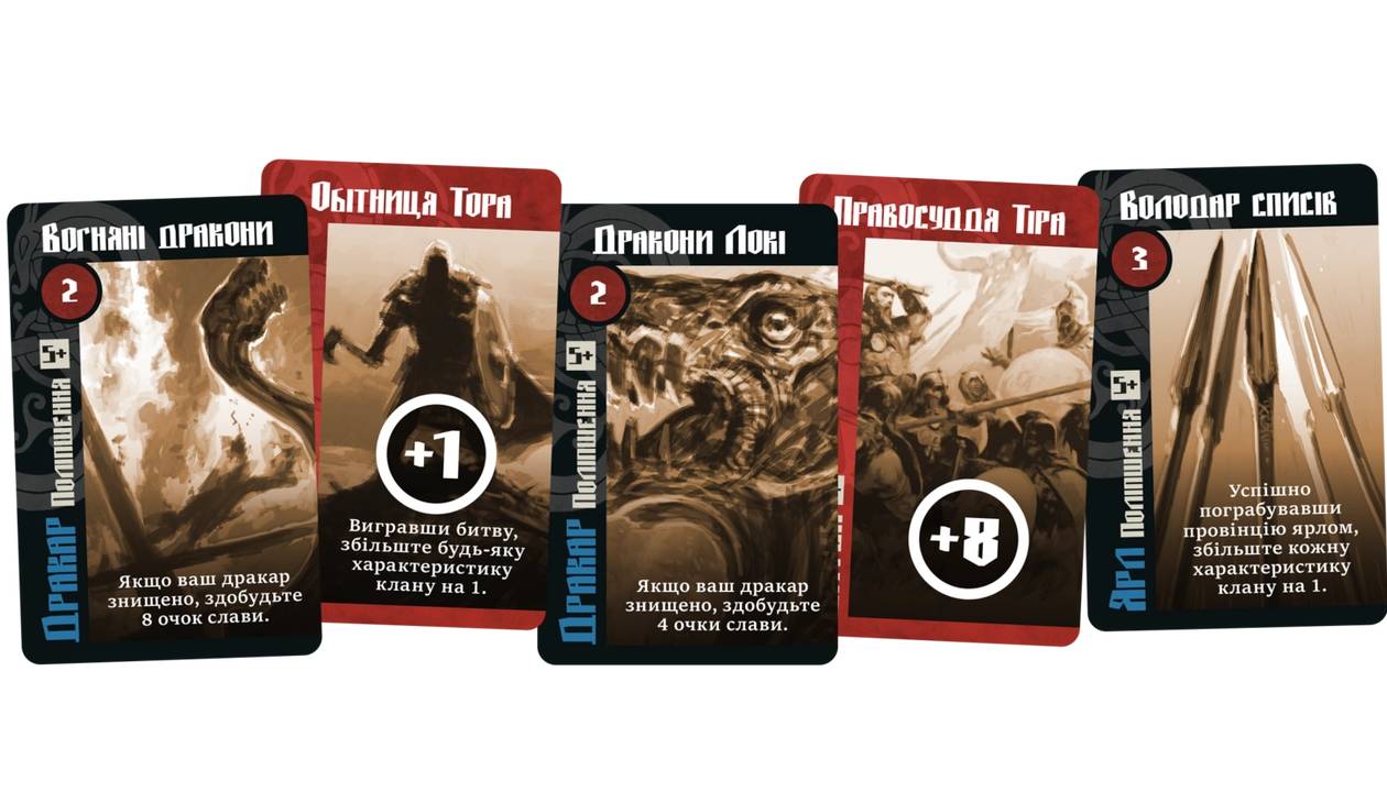 Настольная игра Ярость крови. Пятый игрок (Blood Rage: 5th Player Expansion) дополнение 4