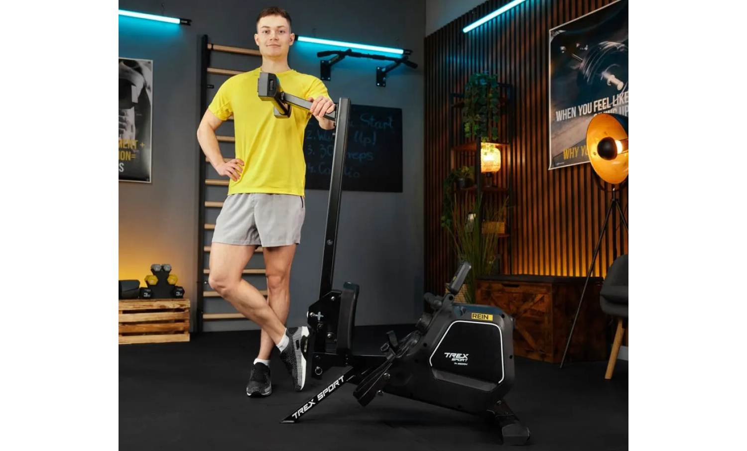 Гребний тренажер Trex Sport TX-580RM REIN black 15 Гребний тренажер Trex Sport TX-580RM REIN black 15