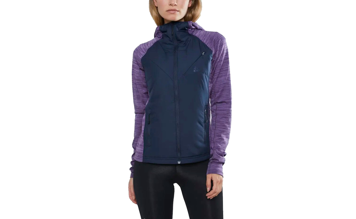 Куртка Craft Polar LT PD Midlayer женская, размер XS, сезон AW 19, сине-фиолетовый 6