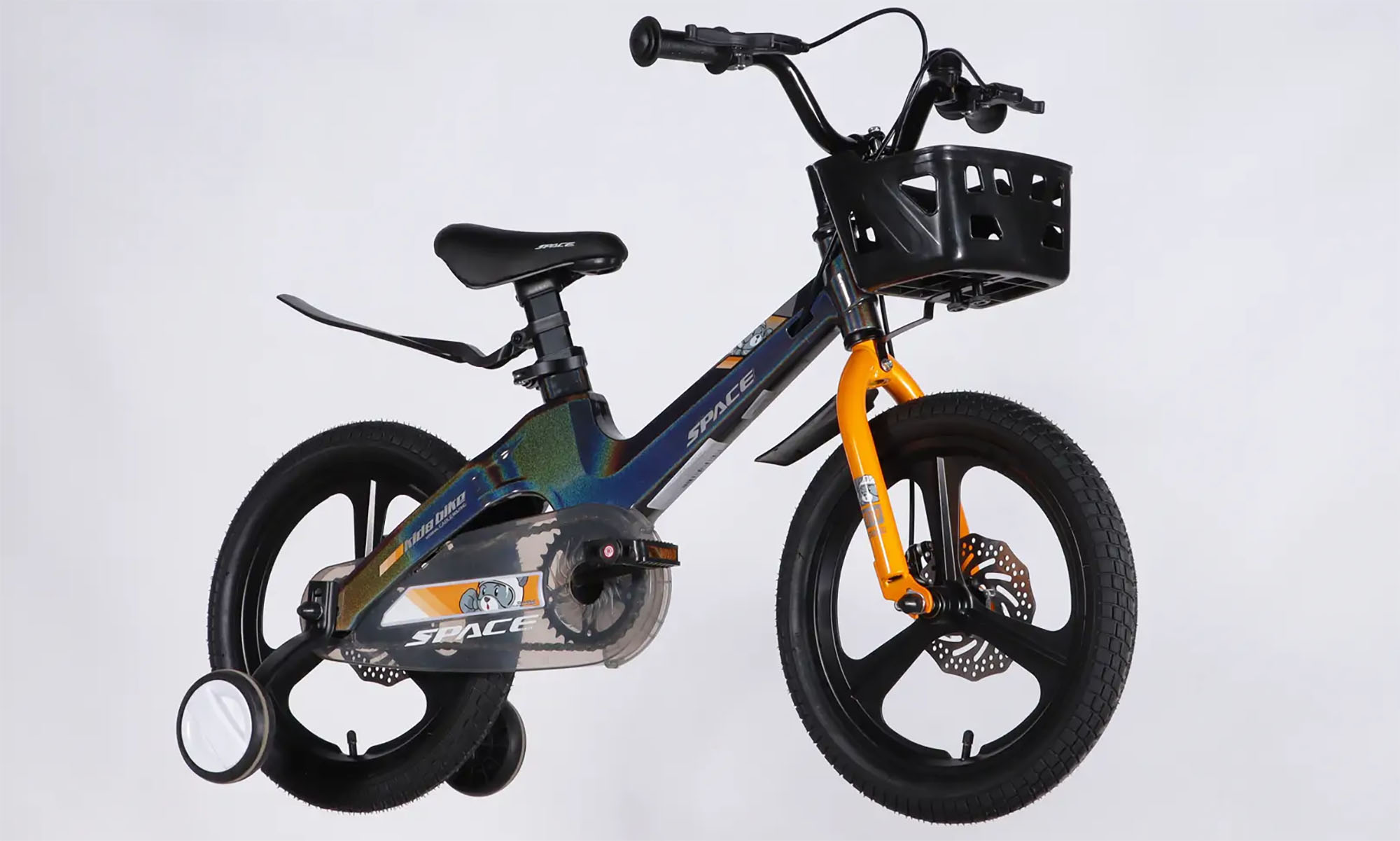 Велосипед SPACE KID MOON DD 16", размер XXS, рама-9", год 2026, хамелеон 2 Велосипед SPACE KID MOON DD 16", размер XXS, рама-9", год 2026, хамелеон 2