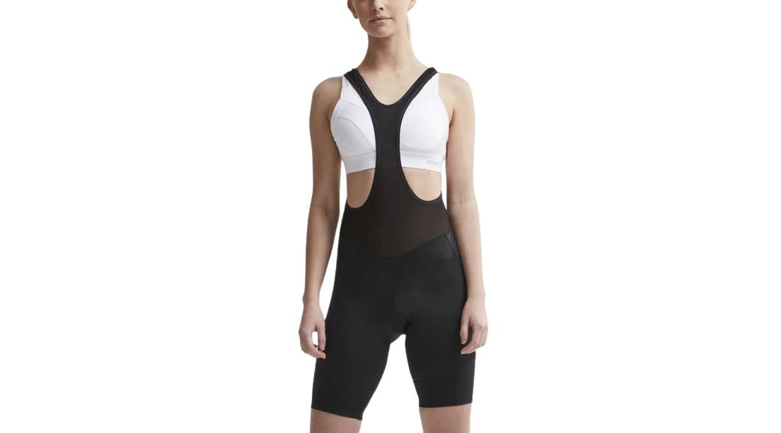 Шорты Craft Essence Bib Shorts женские, размер S, сезон SS 20, черный 5